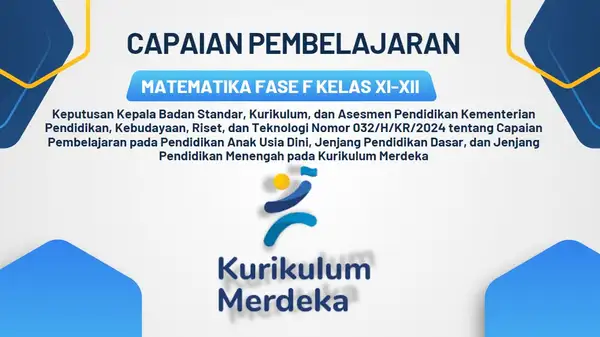 Capaian Pembelajaran (CP) Matematika Fase E Kelas XI dan XII