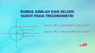 Rumus Jumlah Selisih Dua Sudut Trigonometri - Sinau Matematika